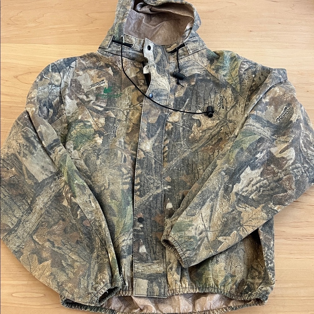Camouflage Frogg Toggs Hooded Rain Jacket